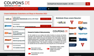 Gutscheincodes.coupons.de thumbnail