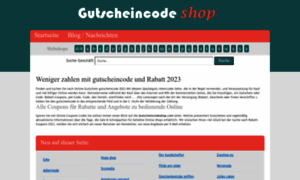 Gutscheincodeshop.com thumbnail