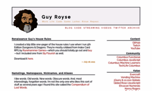 Guyroyse.com thumbnail