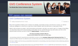 Gvo-conference-system.com thumbnail