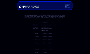 Gwmotors.co.uk thumbnail