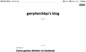 Gwrphen3dqs.hatenablog.com thumbnail