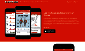 Gymheroapp.com thumbnail