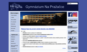 Gymnazium-prazacka.cz thumbnail