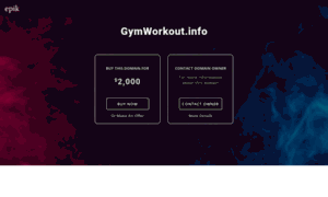 Gymworkout.info thumbnail