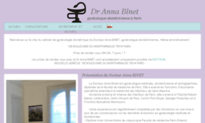 Gyneco-a-paris-dr-anna-binet.com thumbnail
