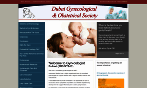 Gynecologistdubai.com thumbnail