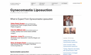 Gynecomastialiposuction.org thumbnail
