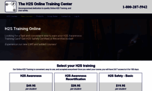 H2sonlinetraining.com thumbnail