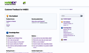 Habex.uservoice.com thumbnail