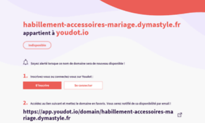 Habillement-accessoires-mariage.dymastyle.fr thumbnail