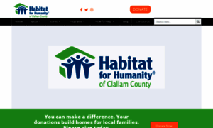 Habitatclallam.org thumbnail