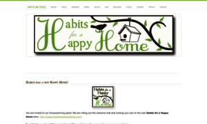 Habitsforahappyhome.wordpress.com thumbnail