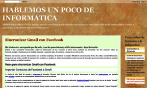 Hablemosunpocodeinformatica.blogspot.com thumbnail