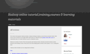 Hadoop-online-tutorials.com thumbnail