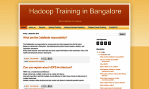 Hadooptraininginstitutesbangalore.blogspot.in thumbnail