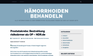 Haemorrhoidenbehandeln.wordpress.com thumbnail