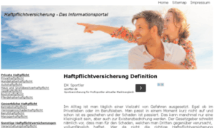 Haftpflichtversicherung-information.de thumbnail