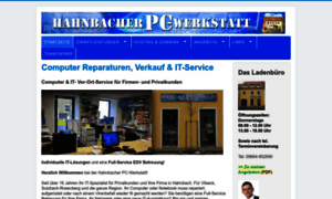 Hahnbacher-pcwerkstatt.de thumbnail