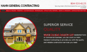 Hahngeneralcontracting.com thumbnail