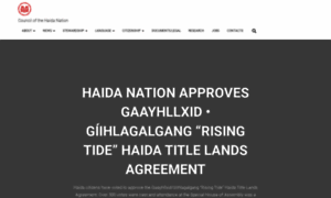 Haidanation.ca thumbnail