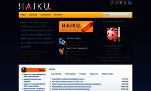 Haiku-os.org thumbnail