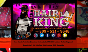 Hailthehairking.com thumbnail