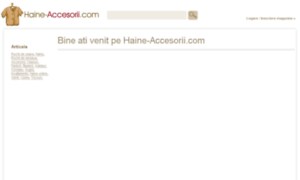 Haine-accesorii.com thumbnail