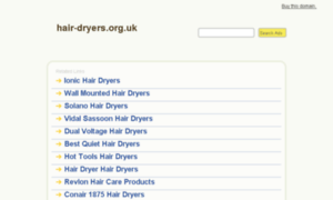 Hair-dryers.org.uk thumbnail