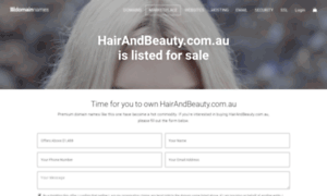 Hairandbeauty.com.au thumbnail