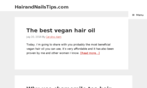 Hairandnailstips.com thumbnail