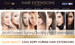 Hairextensions-australia.com.au thumbnail