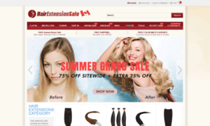 Hairextensionsale.ca thumbnail