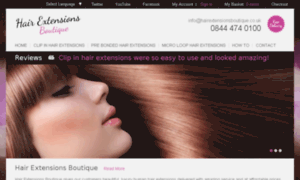 Hairextensionsboutique.co.uk thumbnail