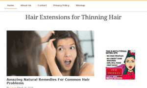 Hairextensionsforthinninghair.net thumbnail