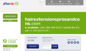 Hairextensionsprosandcons.com thumbnail