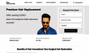 Hairinnovations.in thumbnail