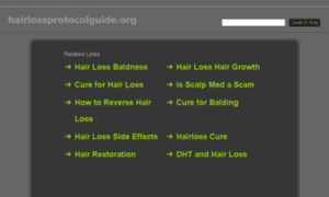 Hairlossprotocolguide.org thumbnail