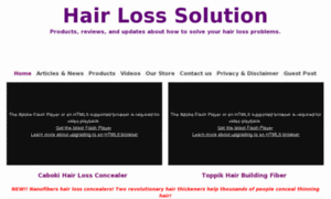 Hairlosssolution.biz thumbnail