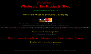 Hairproductswholesale.com thumbnail