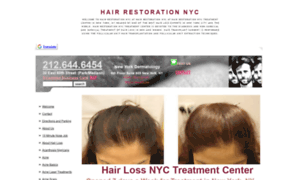 Hairrestorationnyc.org thumbnail