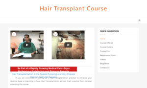 Hairtransplantcourse.com thumbnail