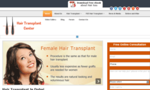 Hairtransplantindubai.com thumbnail