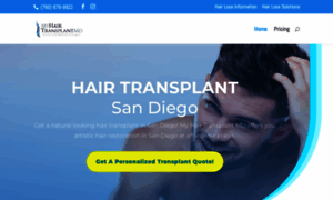 Hairtransplantsandiego.com thumbnail