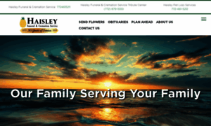 Haisleyfuneralhome.com thumbnail