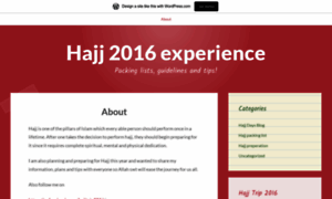 Hajj2016experience.wordpress.com thumbnail