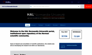 Hal-normandie-univ.archives-ouvertes.fr thumbnail