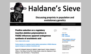 Haldanessieve.org thumbnail