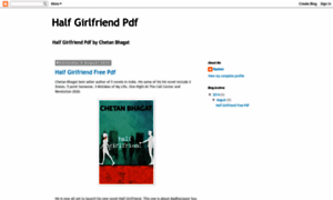 Halfgirlfriendpdf.blogspot.in thumbnail