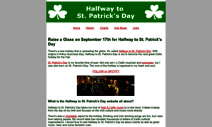 Halfwaytostpatricksday.net thumbnail